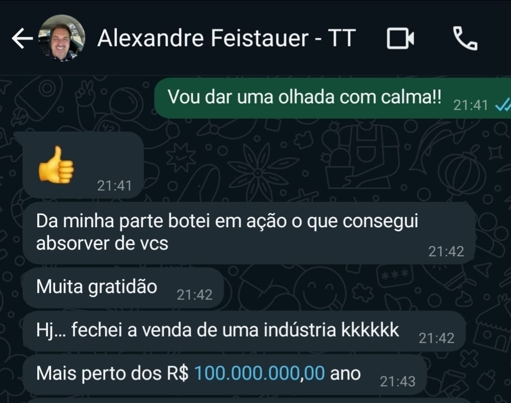 Depoimento Alexandre Feistauer